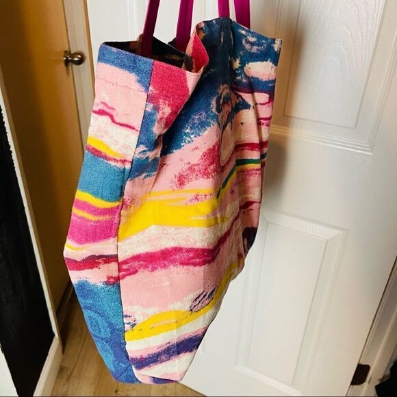 NWOT ANGL Tie Dye Fabric Tote Bag - Picture 4 of 5